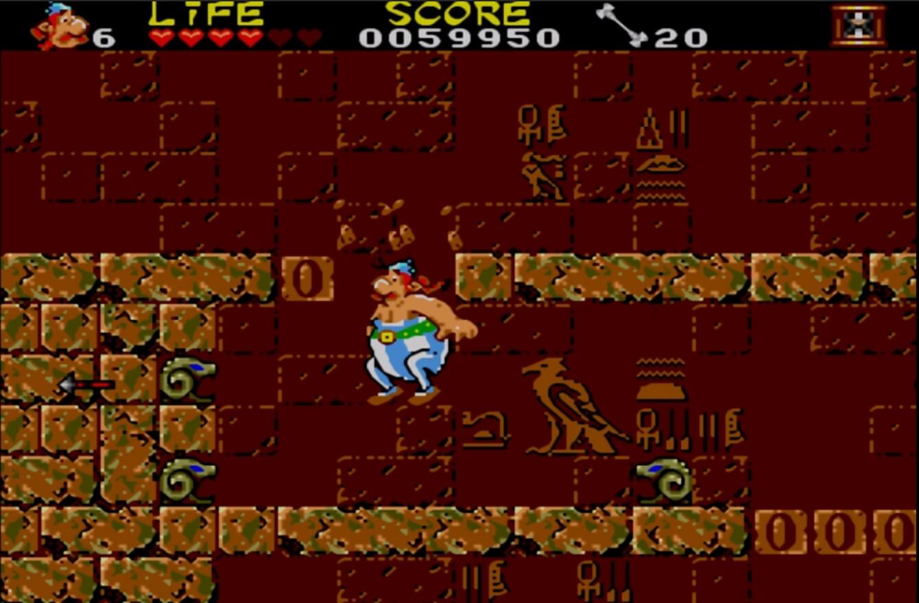 Asterix and the Secret Mission - геймплей игры Sega Master System\Sega Mark III